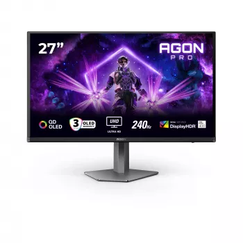Monitor komputerowy AOC G2 AG276UZD 67,3 cm (26,5 cala) 3840 x 2160 pikseli 4K Ultra HD OLED Czarny