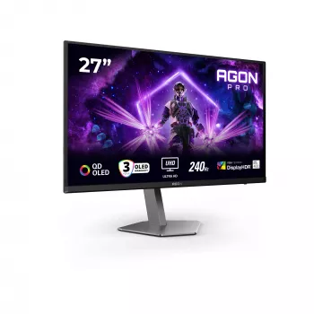 Monitor komputerowy AOC G2 AG276UZD 67,3 cm (26,5 cala) 3840 x 2160 pikseli 4K Ultra HD OLED Czarny