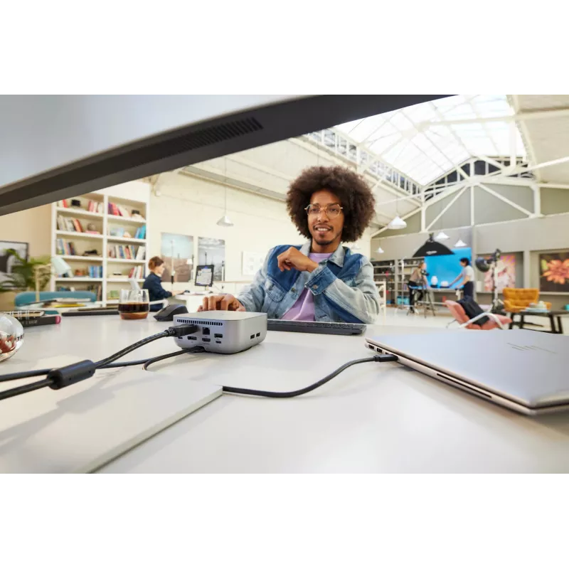 Stacja dokująca HP Thunderbolt 4 Ultra 180W G6, przewodowa, Thunderbolt 4, 180 W, 10,100,1000,2500 Mbit/s, szary, 8K Ultra HD