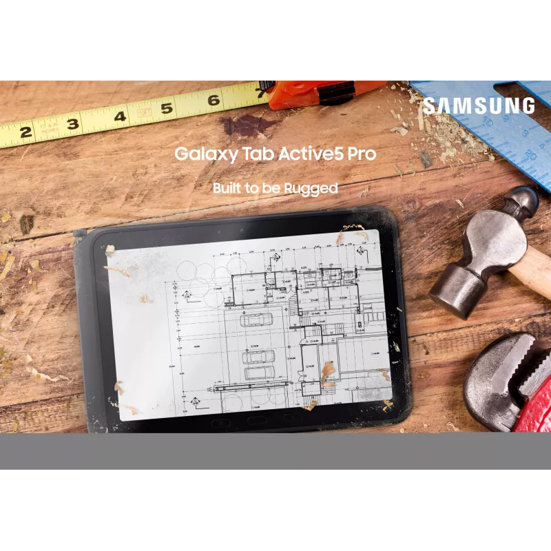 Samsung Galaxy Tab Active5 Pro 5G Enterprise Edition Snapdragon LTE 256 GB 25,6 cm (10,1 cala) 8 GB Wi-Fi 6 (802.11ax) Android 15 Zielony