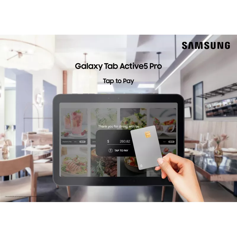 Samsung Galaxy Tab Active5 Pro 5G Enterprise Edition Snapdragon LTE 256 GB 25,6 cm (10,1 cala) 8 GB Wi-Fi 6 (802.11ax) Android 15 Zielony