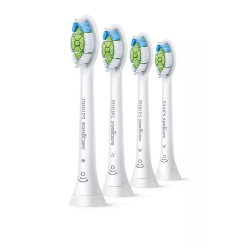 Końcówki wymienne do szczoteczki do zębów Philips HX6064/87 Optimal biały — 4 szt., białe, średnie włosie