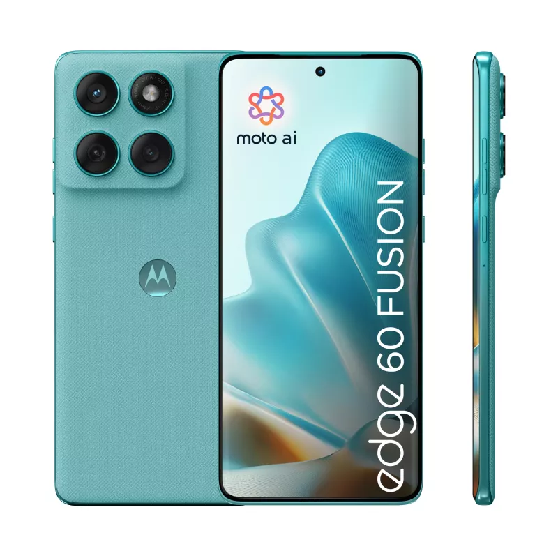 Motorola edge 60 fusion 16,9 cm (6,67 cala) Dual SIM Android 15 5G USB Type-C 8 GB 256 GB 5200 mAh Turkusowy