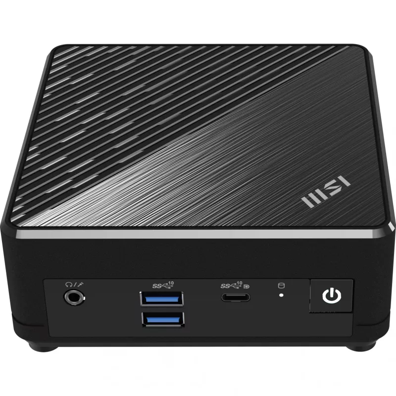 MSI Cubi N ADL S-098EU Intel® N N200 4 GB DDR4-SDRAM 128 GB SSD Windows 11 Pro Mini PC Czarny