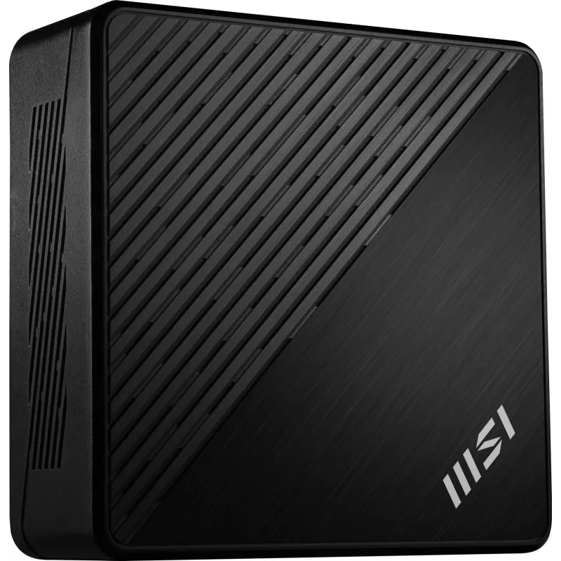 MSI Cubi N ADL S-098EU Intel® N N200 4 GB DDR4-SDRAM 128 GB SSD Windows 11 Pro Mini PC Czarny
