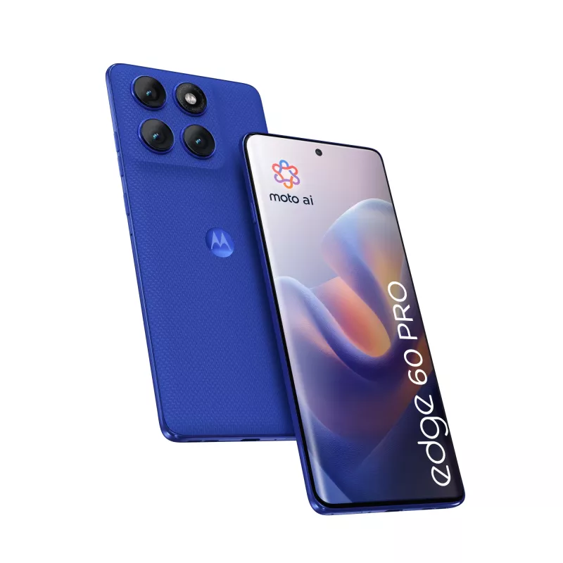 Motorola edge 60 pro 16.9 cm (6.67 cala) Dual SIM Android 15 5G USB Type-C 12 GB 512 GB 6000 mAh Niebieski