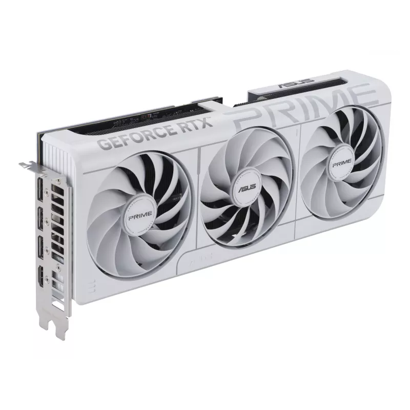 Karta graficzna ASUS GeForce RTX 5070 12 GB GDDR7, PCIe 5.0, 192-bit, biała, 3 wentylatory