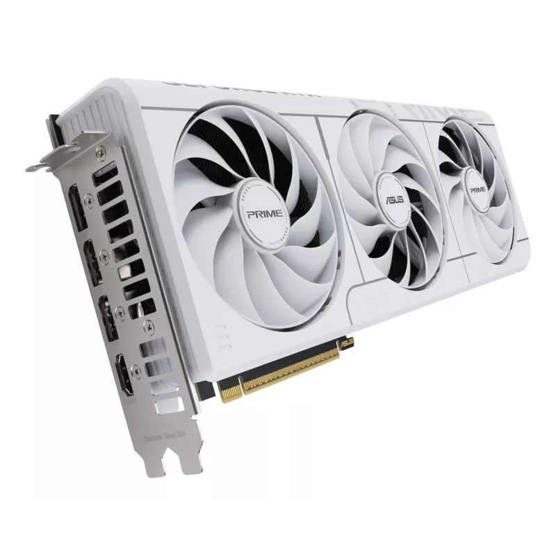 Karta graficzna ASUS GeForce RTX 5070 12 GB GDDR7, PCIe 5.0, 192-bit, biała, 3 wentylatory