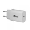 Ładowarka USB‑C 2 szt. CLUB3D CAC-3020, łączna moc 30 W, biała
