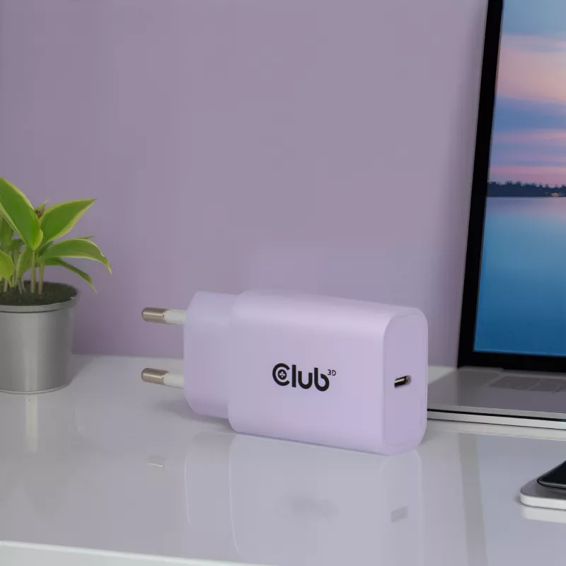 Zasilacz club 3d ładowarka USB-C 30 W 2-pak kompaktowa do telefonów i tabletów