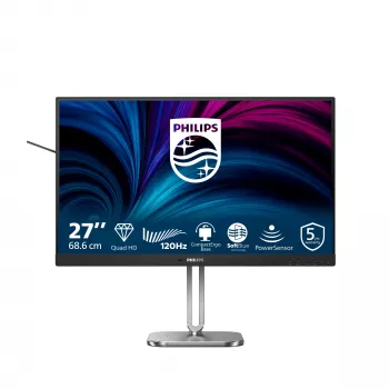 Philips 4000 series 27B2N4500/00 monitor komputerowy 68.6 cm (27 cali) 2560 x 1440 pikseli Quad HD LCD Szary