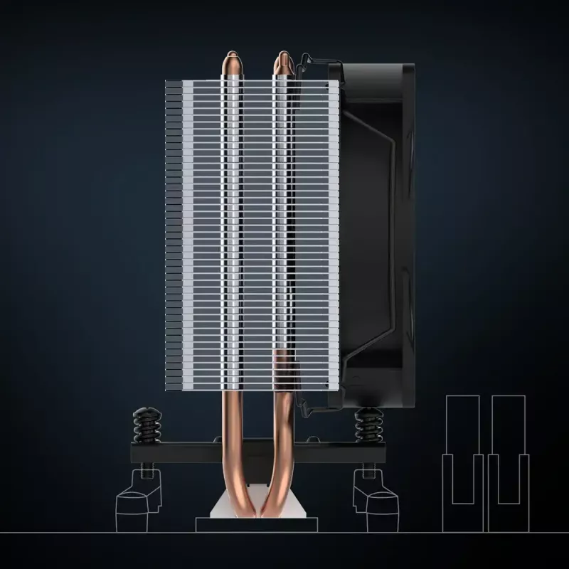 Chłodzenie powietrzne ARCTIC Freezer 8A Compact AMD CPU Cooler