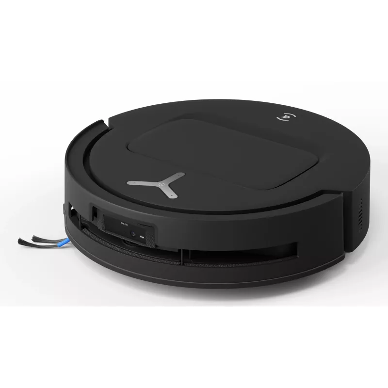Robot odkurzający Ecovacs Deebot T80 Omni — bezworkowy, pojemnik na kurz 3 l, zbiornik na wodę 0,11 l, bateria 6400 mAh, czas pracy 297 min, czarny