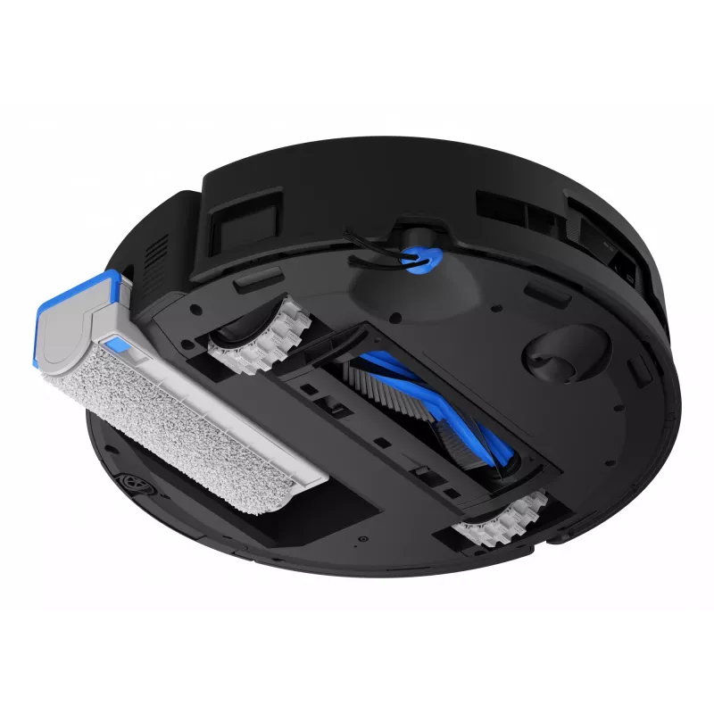 Robot odkurzający Ecovacs Deebot T80 Omni — bezworkowy, pojemnik na kurz 3 l, zbiornik na wodę 0,11 l, bateria 6400 mAh, czas pracy 297 min, czarny