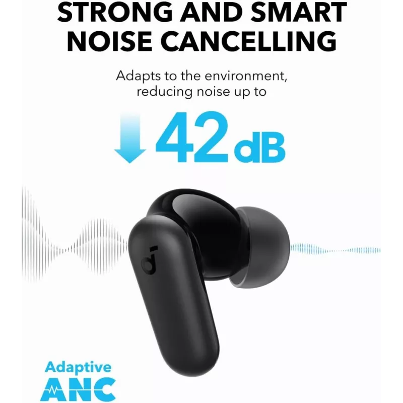 ANKER Słuchawki douszne - Soundcore P30i - Czarny