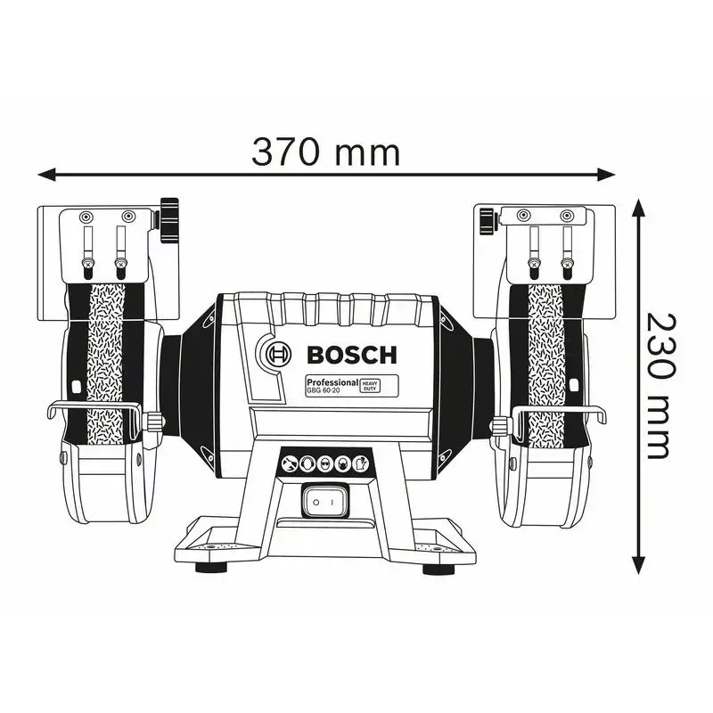Bosch 0 601 27A 400 szlifierka stołowa 3600 RPM 600 W