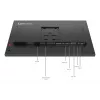 Monitor Lenovo ThinkVision P24Q-40, 60,5 cm (23,8 cala), 2560 x 1440 pikseli, Quad HD, LCD, 6 ms, czarny