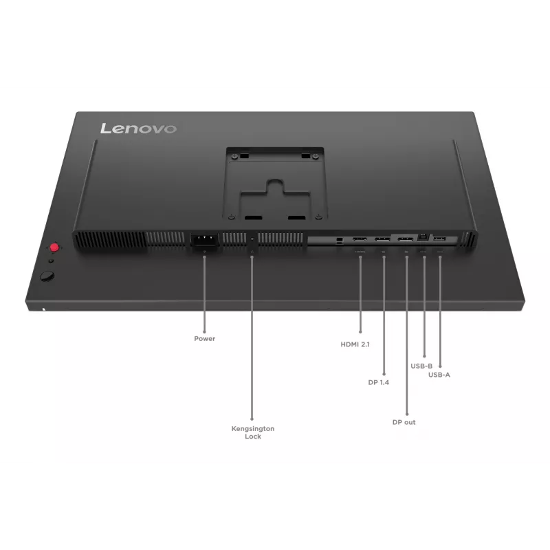 Monitor Lenovo ThinkVision P24Q-40, 60,5 cm (23,8 cala), 2560 x 1440 pikseli, Quad HD, LCD, 6 ms, czarny