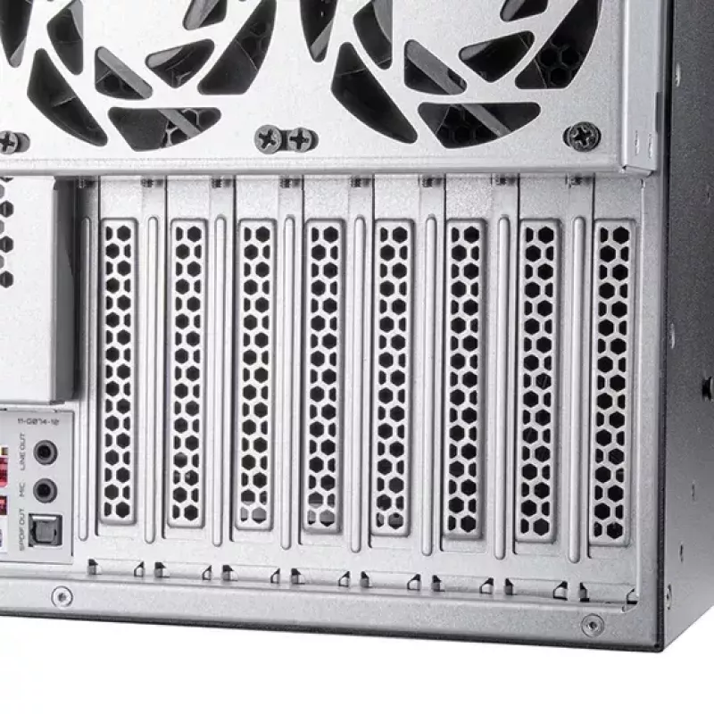Szafa rackowa serwerowa Silverstone RM52 czarna ATX SFX 440x550x220mm