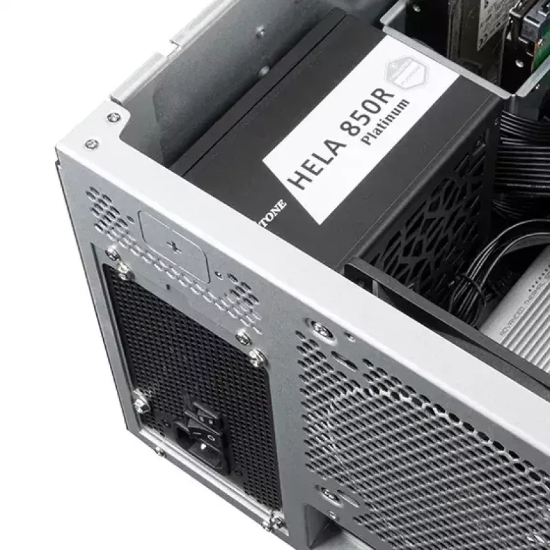 Szafa rackowa serwerowa Silverstone RM52 czarna ATX SFX 440x550x220mm