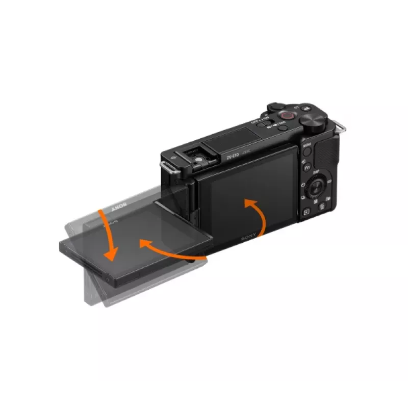 Sony α ZV-E10 MILC Body 24.2 MP CMOS 6000 x 4000 pixels Czarny