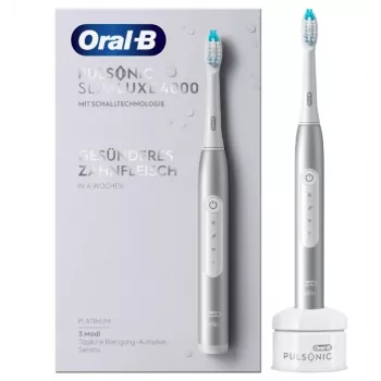 Oral-B Pulsonic cienki Luxe 4000 Adult Sonic toothbrush Platinum