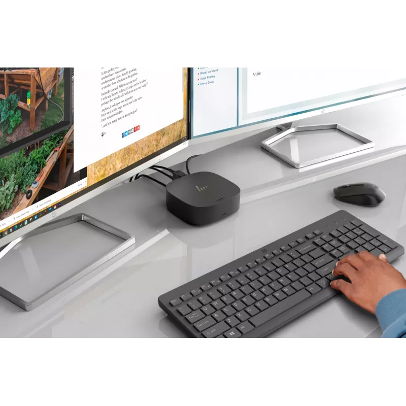 Mysz bezprzewodowa HP 930 Creator, praworęczna, Bluetooth, 3000 DPI, srebrna