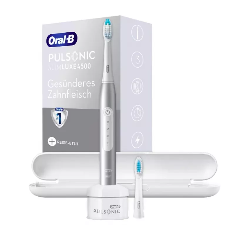 Oral-B Pulsonic cienki Luxe 4500 Adult Sonic toothbrush Platinum