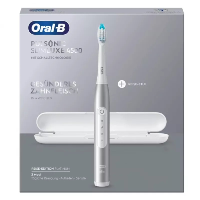 Oral-B Pulsonic cienki Luxe 4500 Adult Sonic toothbrush Platinum