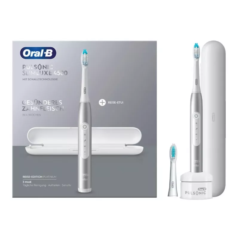 Oral-B Pulsonic cienki Luxe 4500 Adult Sonic toothbrush Platinum