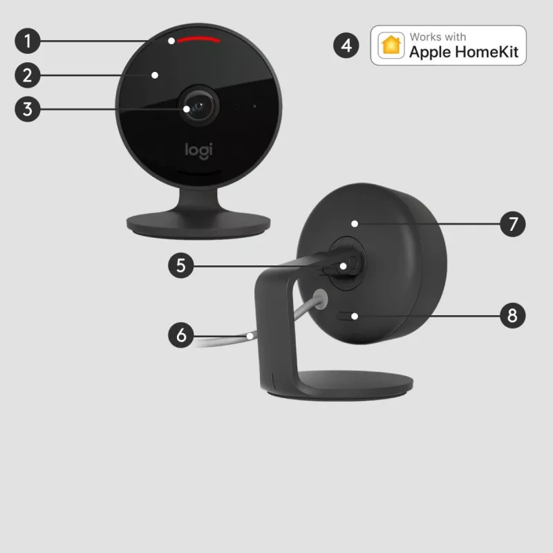 Kamera IP Logitech Circle View Camera HD 1080
