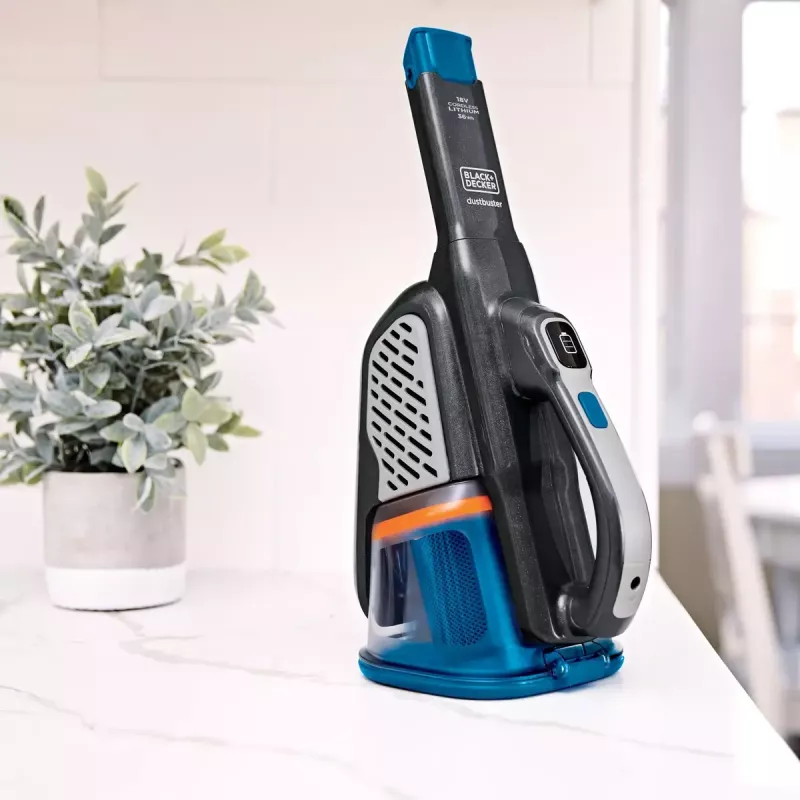 Odkurzacz ręczny Czarny & Decker BHHV520BF-QW, bezprzewodowy, czyszczenie na sucho, 35 W, pojemnik na kurz 0,7 l, czas pracy 21 min, waga 1,2 kg