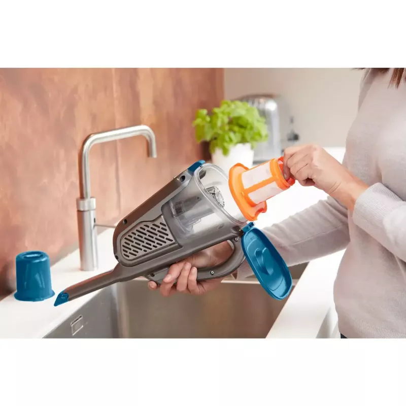 Odkurzacz ręczny Czarny & Decker BHHV520BF-QW, bezprzewodowy, czyszczenie na sucho, 35 W, pojemnik na kurz 0,7 l, czas pracy 21 min, waga 1,2 kg