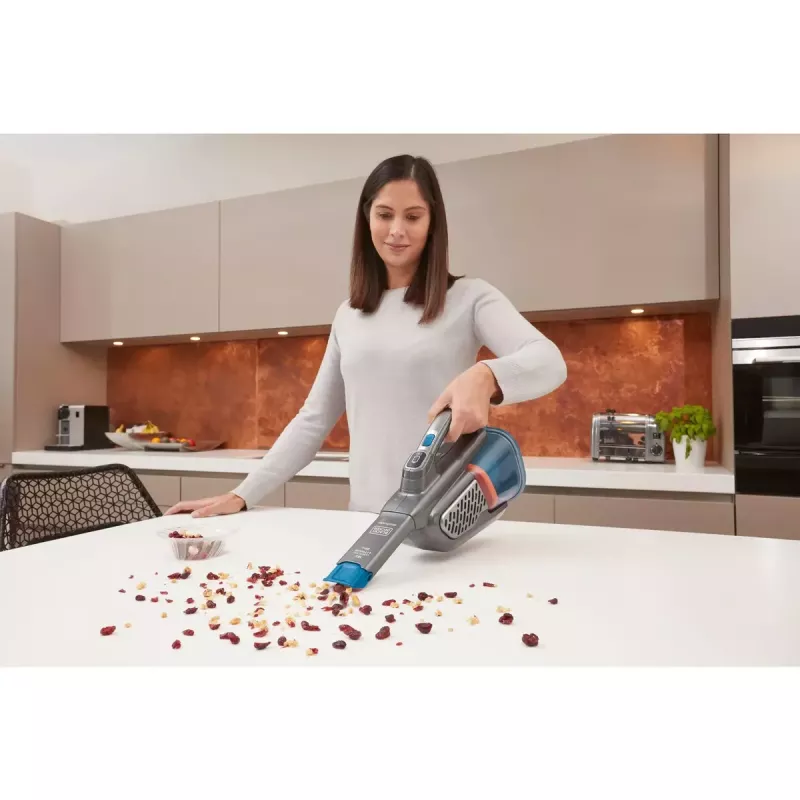 Odkurzacz ręczny Czarny & Decker BHHV520BF-QW, bezprzewodowy, czyszczenie na sucho, 35 W, pojemnik na kurz 0,7 l, czas pracy 21 min, waga 1,2 kg
