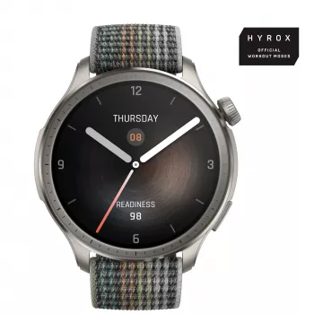 Amazfit Balance 3.81 cm (1.5 cal) AMOLED 46 mm Cyfrowy 480 x 480 pikseli Dotykowy Szary Wi-Fi GPS (satelitarny)