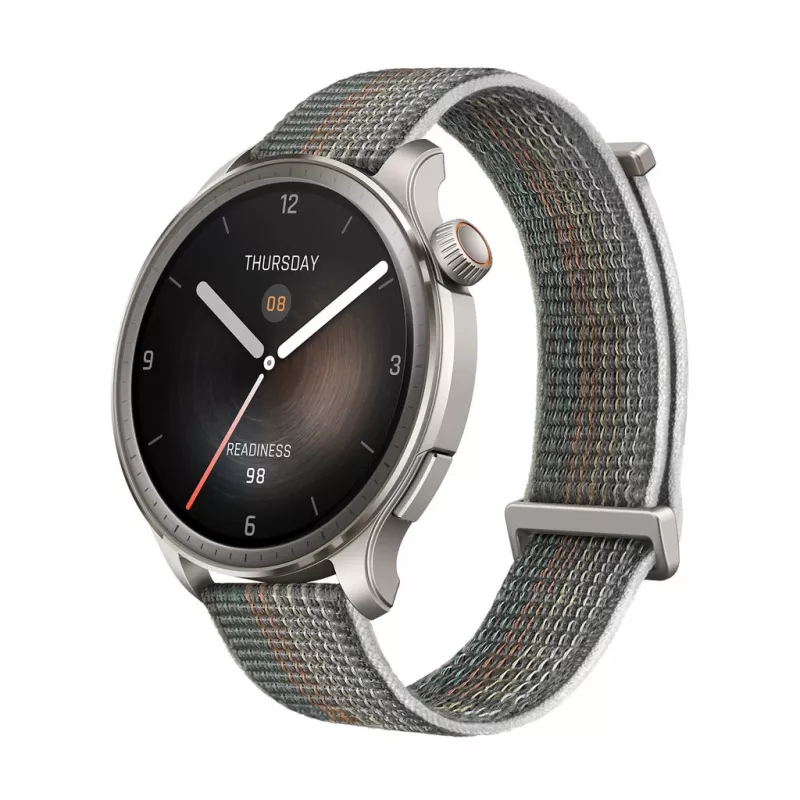 Amazfit Balance 3.81 cm (1.5 cal) AMOLED 46 mm Cyfrowy 480 x 480 pikseli Dotykowy Szary Wi-Fi GPS (satelitarny)