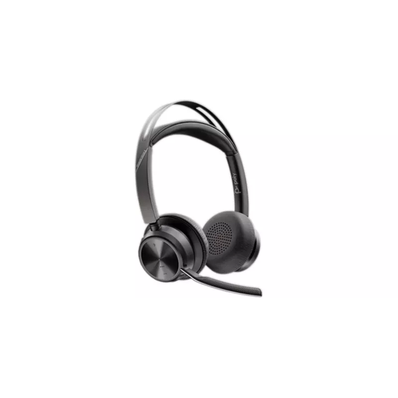 HP Poly Voyager Focus 2 USB-C-C Headset +USB-C/A Adapter +Charging Stand