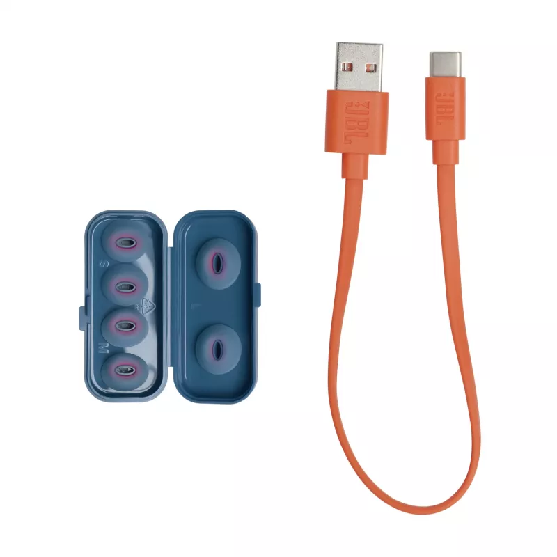 Zestaw słuchawkowy JBL Tune Flex True Wireless Stereo (TWS) douszny rozmowy/muzyka niebieski