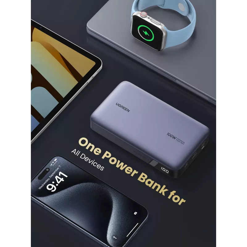 Ugreen 25188 powerbank 20000 mAh Szary