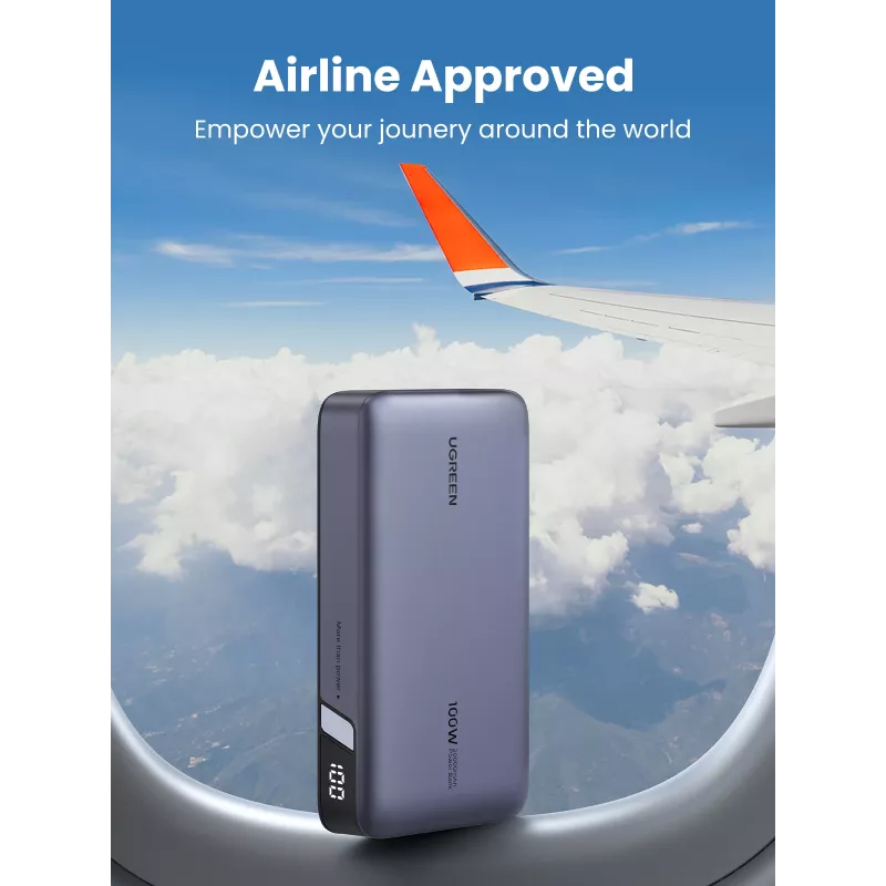 Ugreen 25188 powerbank 20000 mAh Szary