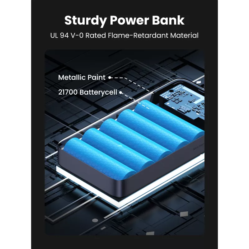 Ugreen 25188 powerbank 20000 mAh Szary