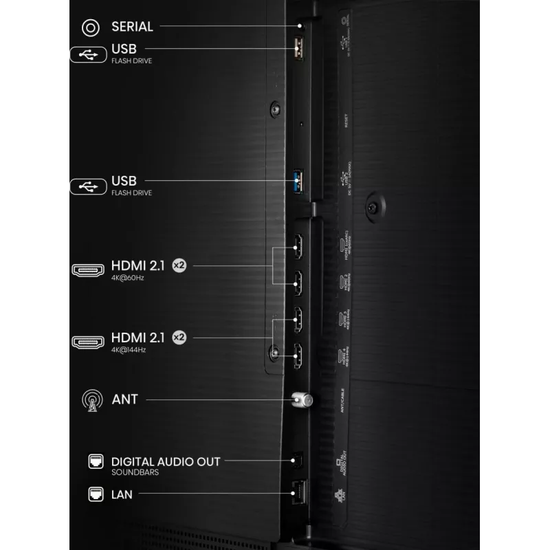 Telewizor Hisense 55 cali S7NQTUK Canvas TV z Freely i ArtMode