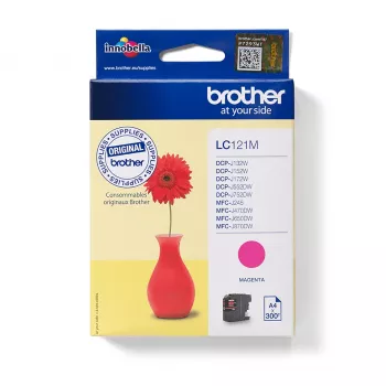 Cartridge Brother LC 121M magenta 300 stron Ink