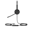 Yealink UH34 Dual Teams Headset, przewodowy, biuro/centrum telefoniczne, 20 - 20000 Hz, 118 g, zestaw słuchawkowy, czarny