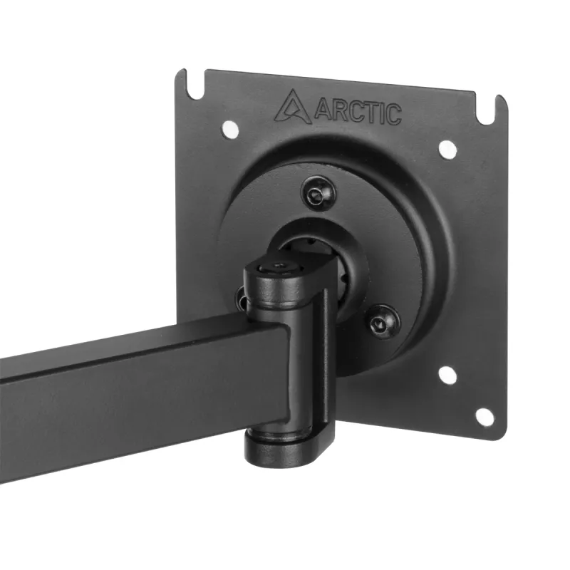 ARCTIC X1 - Uchwyt monitora na biurko, zacisk, 10 kg, 101,6 cm (40 inch), 109,2 cm (43 inch), 100 x 100 mm, Czarny