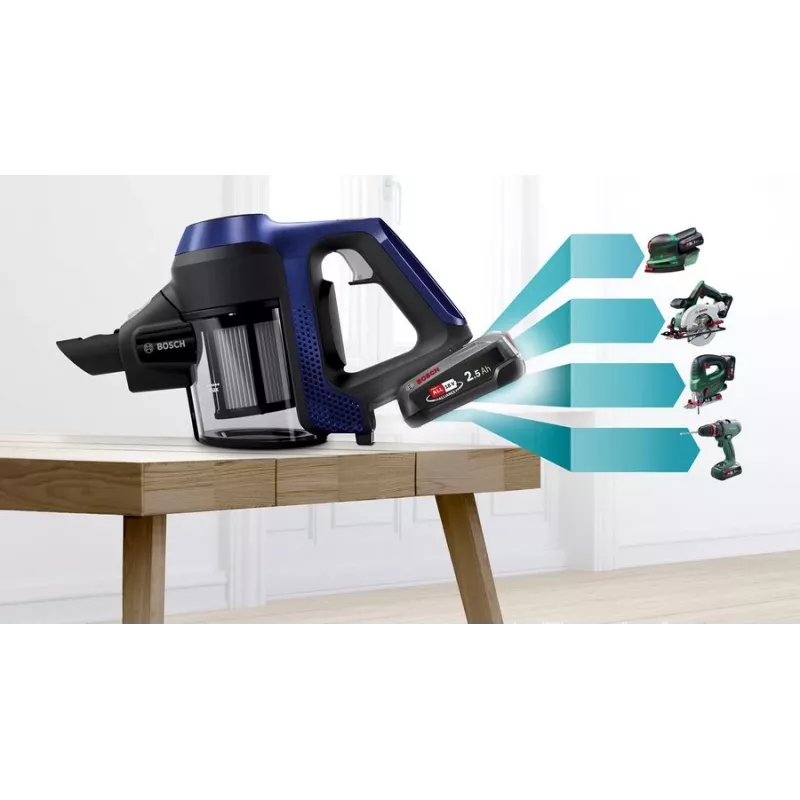 Bosch Serie 6 BBS611MAT odkurzacz bezprzewodowy 2-w-1