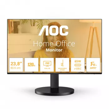 Monitor komputerowy AOC B3 27B3CF2 68,6 cm (27 cali) 1920 x 1080 pikseli Full HD LED Czarny