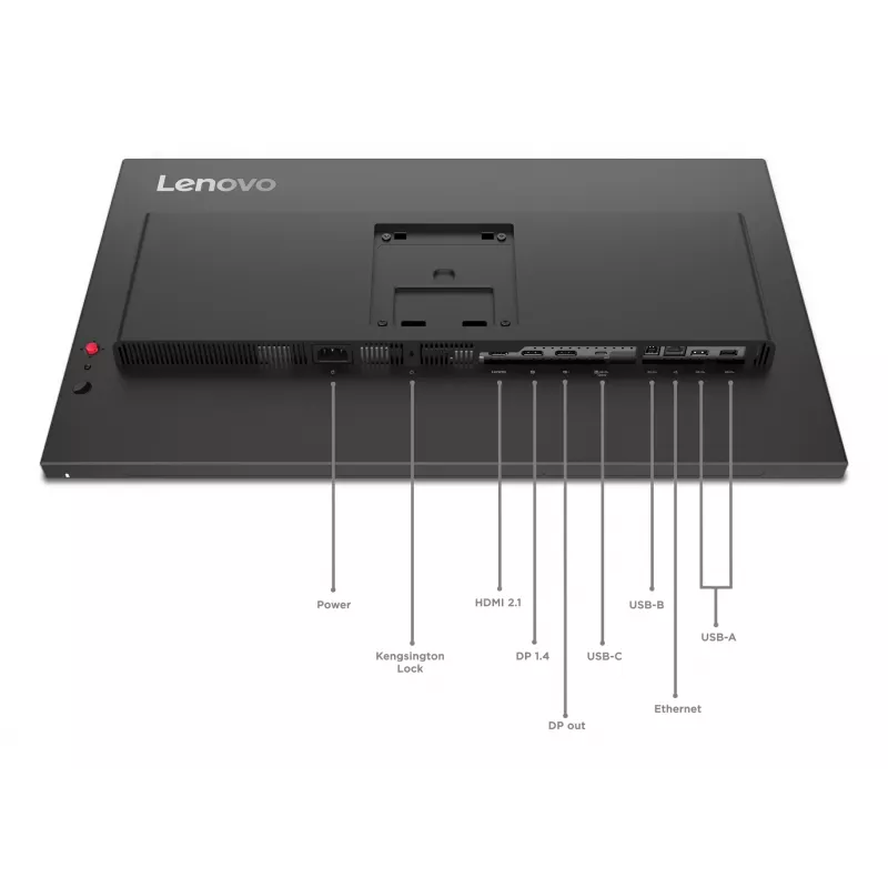 Monitor Lenovo ThinkVision P27QD-40, 68,6 cm (27 cali), 2560 x 1440 pikseli, Wide Quad HD, LED, 6 ms, Czarny