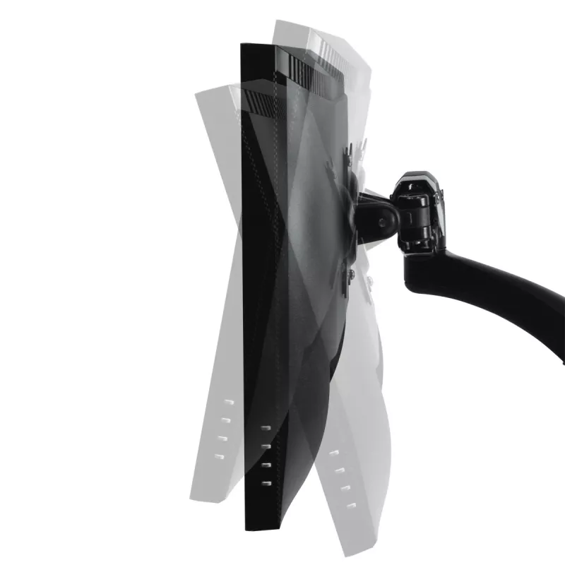 ARCTIC W1-3D - Monitor Wall Mount with Gas Lift Technology, 8 kg, 33 cm (13 inch), 81.3 cm (32 inch), 75 x 75 mm, 100 x 100 mm, Czarny