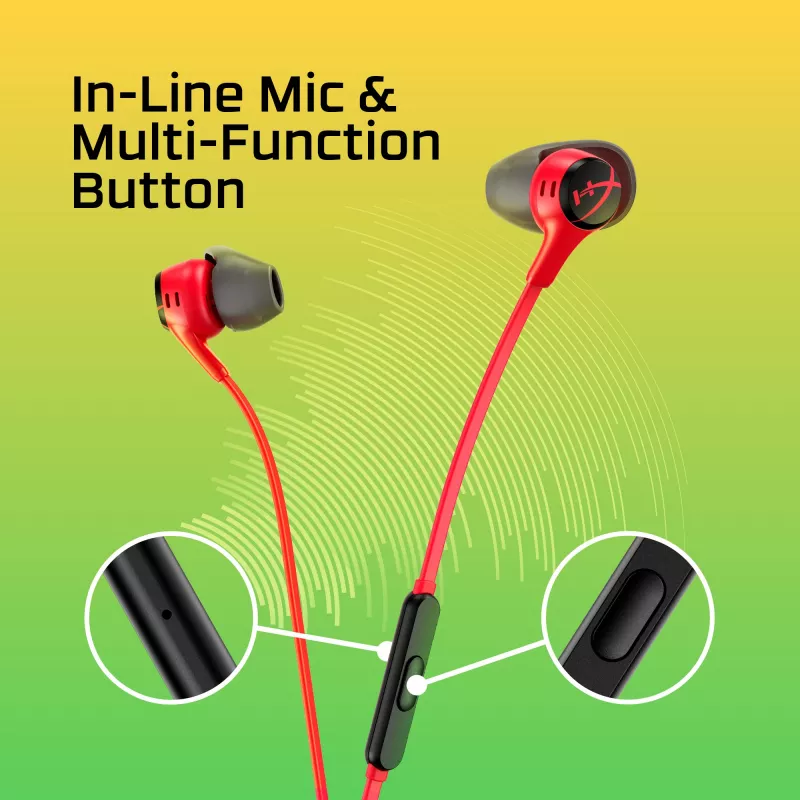 HyperX Cloud Earbuds II Czarny